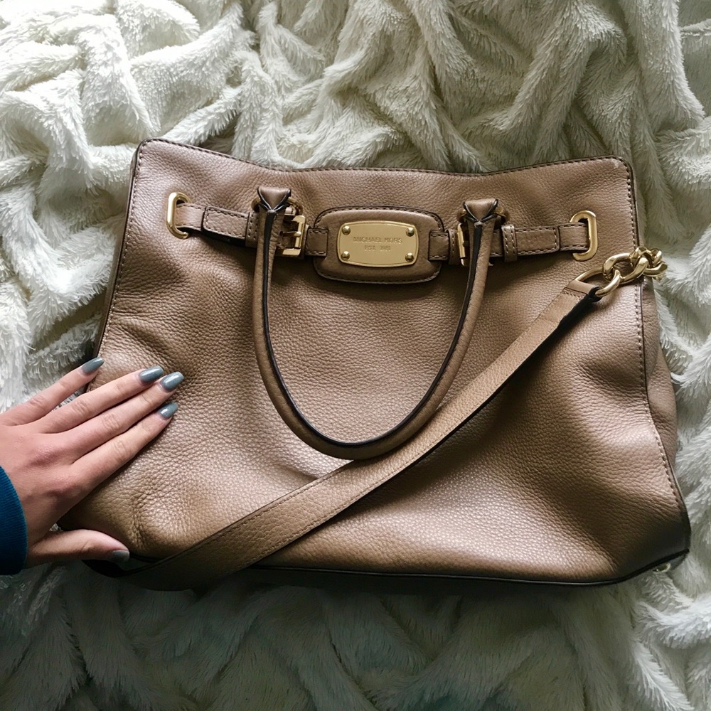 Michael Kors medium Hamilton leather handbag